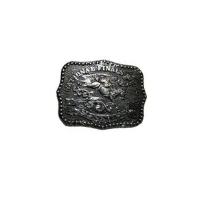 Hesston 1986 National Finals Rodeo Adult Cowboy Belt Buckle NFR New Vintage